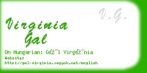 virginia gal business card